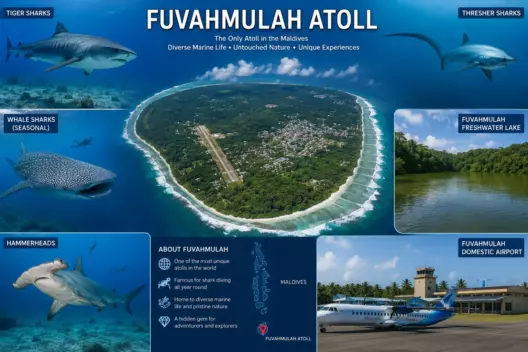 Shark Island Explained: Inside Fuvahmulah Atoll, the Maldives' One-Island Shark Capital - foto № 1