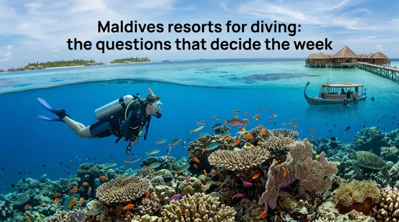 Choosing a Maldives Resort for Diving: Ask the Dive Centre, Not Reservations - foto № 5